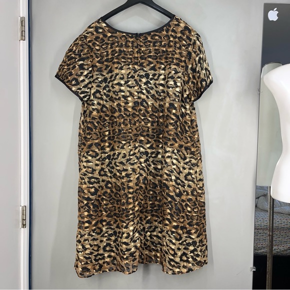 Vintage Jeffrey & Dara By Linda Hurley Evelyn Social Cheetah Animal Print Dress - Picture 7 of 11